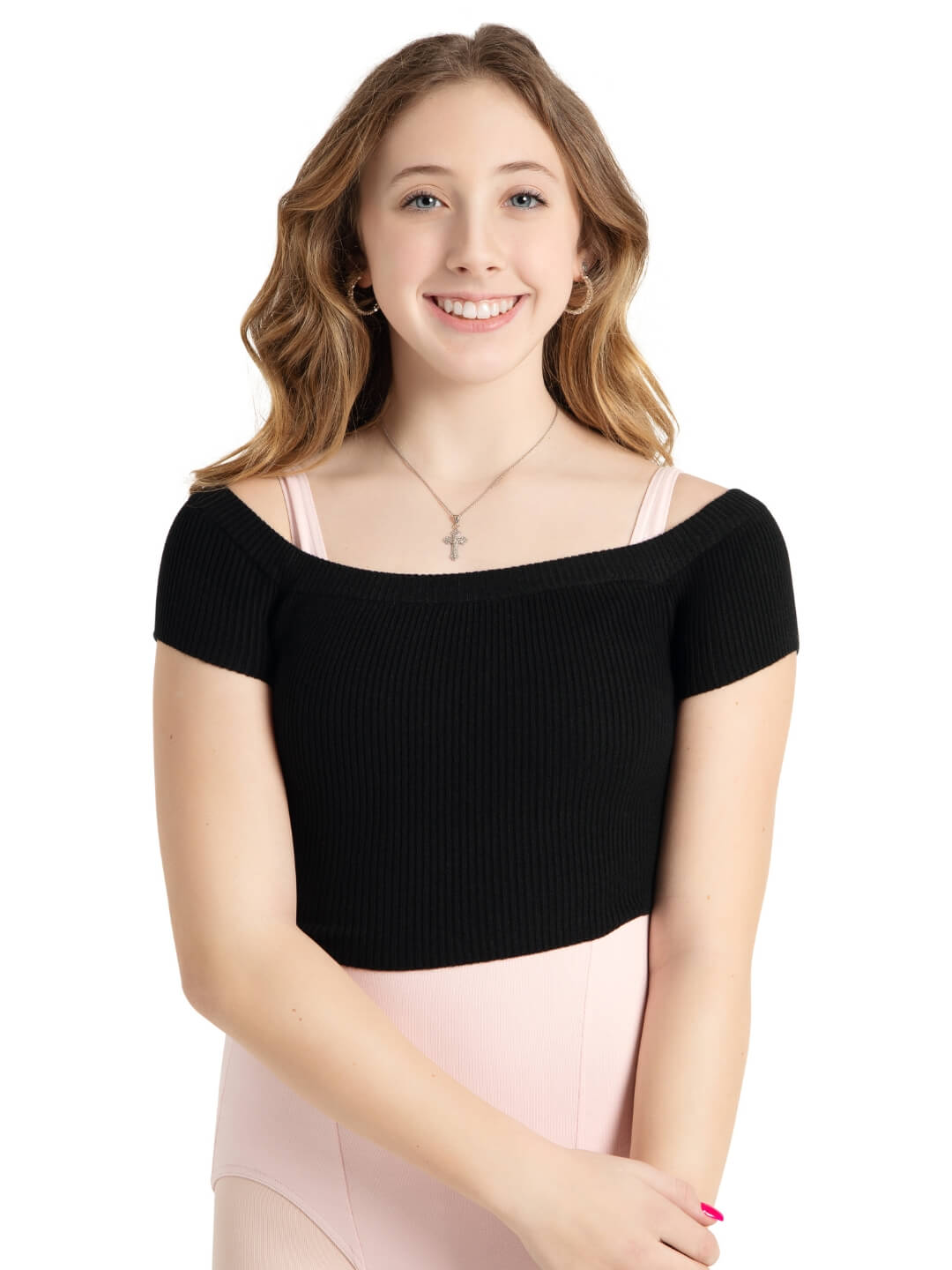 Knit Cropped Sweater Capezio